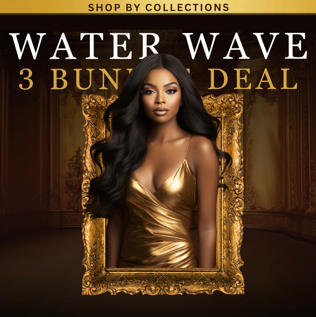 Luxury Raw Water Wave Hair 3 Bundles Deal