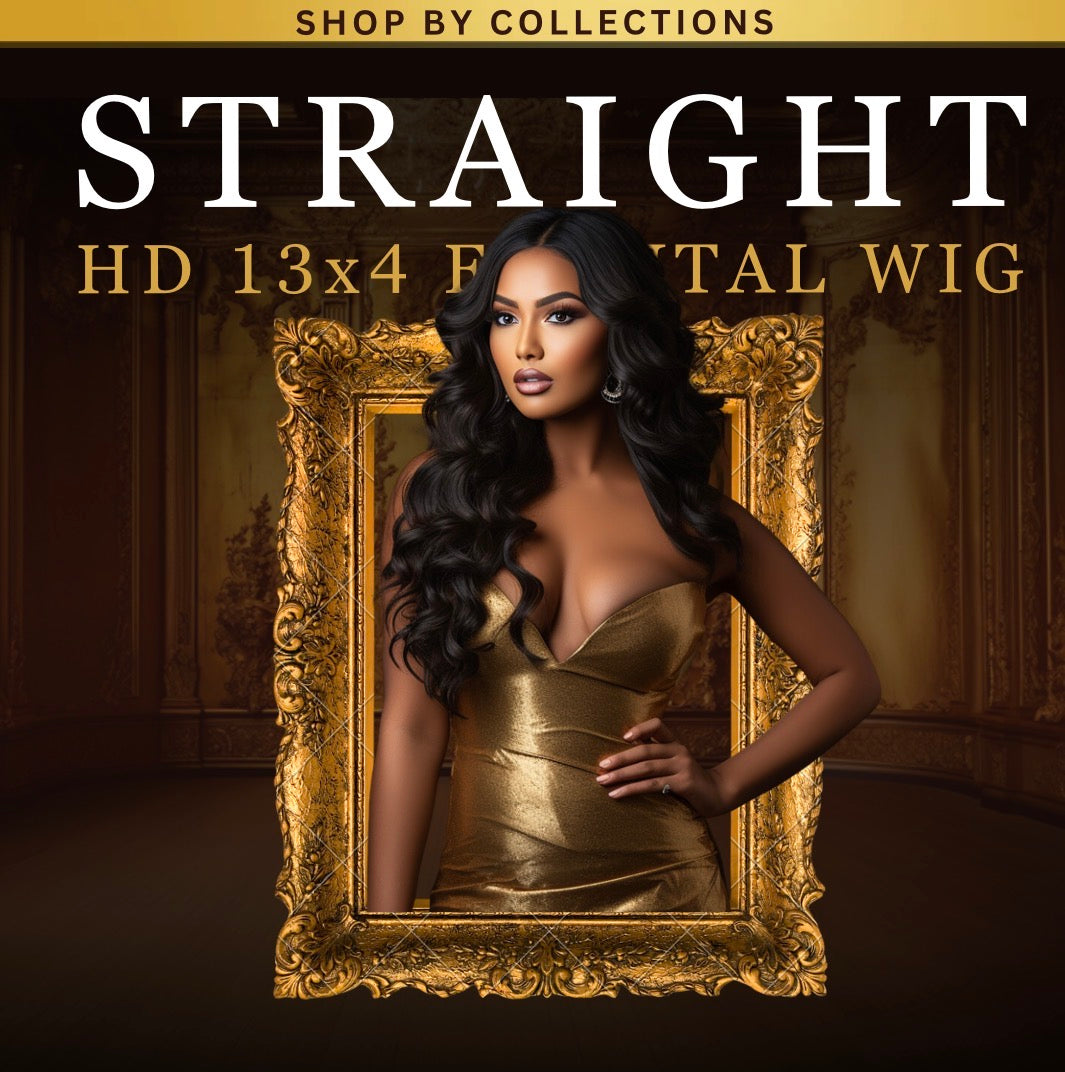 Luxury HD 13x4 Straight Frontal Wig