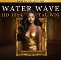 Luxury HD 13x4 Water Wave Frontal Wig